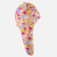 KIDS’ SKI HAT - PERUVIAN BEAR - PINK BLUE YELLOW