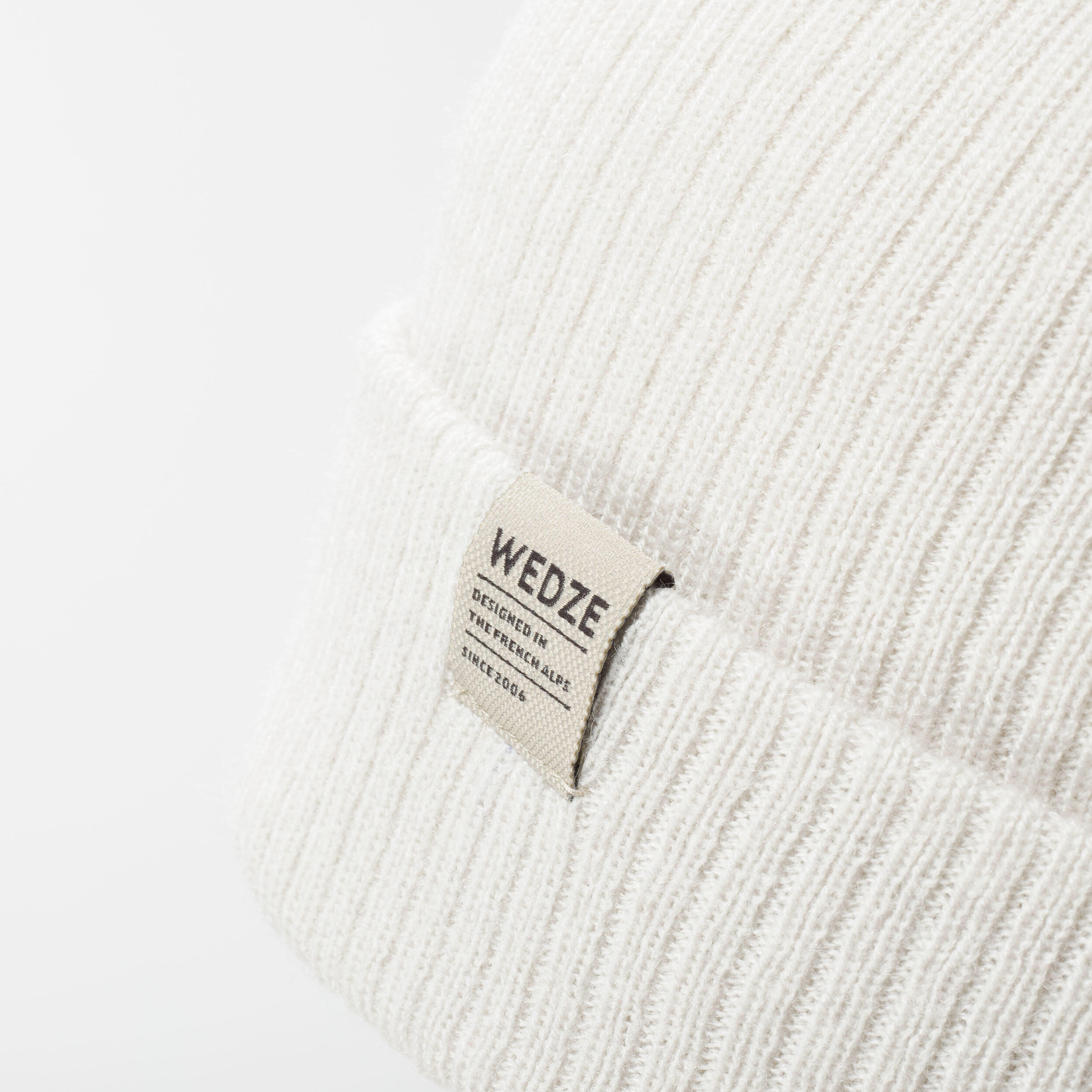 GORRO DE ESQUÍ ADULTO - FISHERMAN - GRIS CLARO 6/16