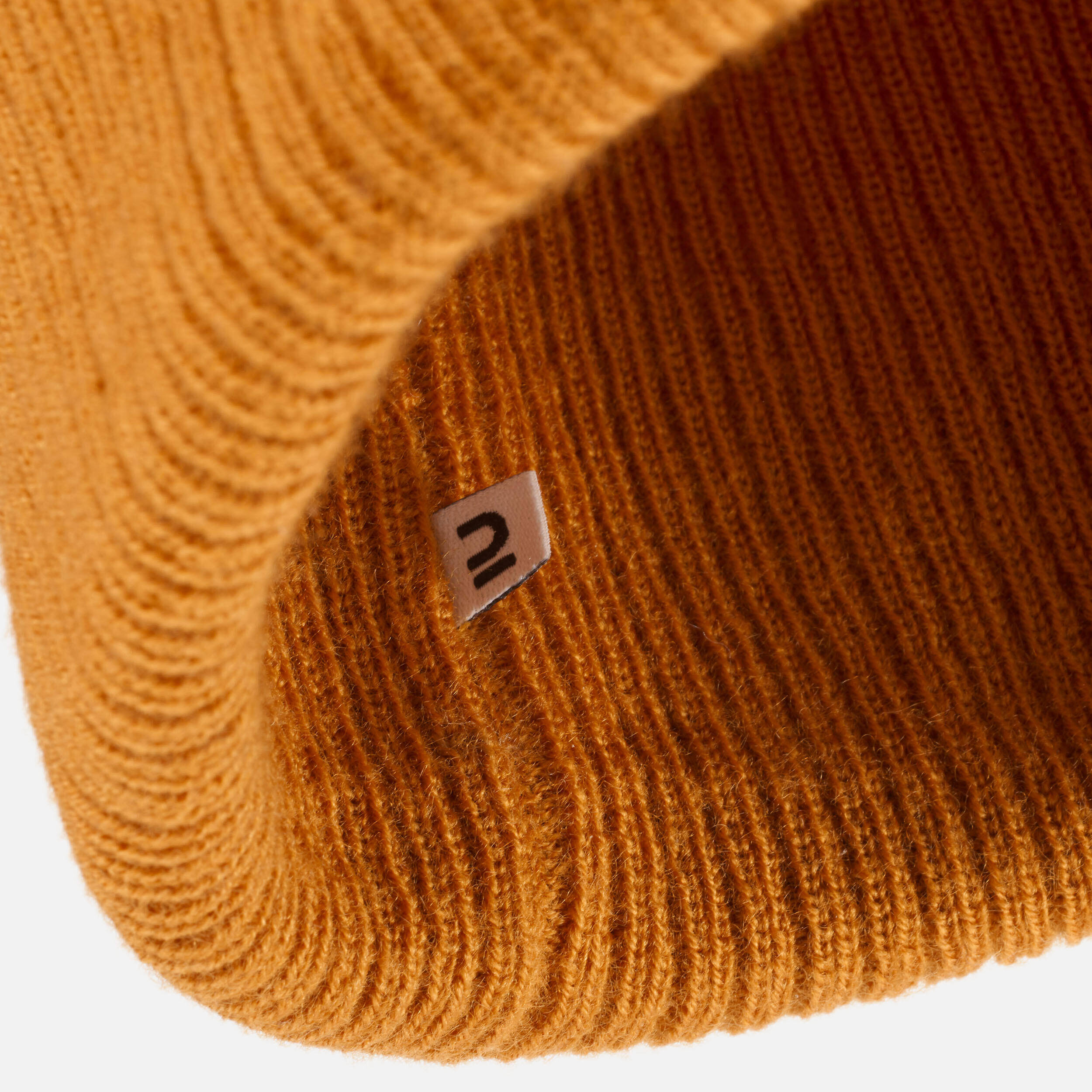 ADULT SKI HAT - FISHERMAN - OCHRE -  3