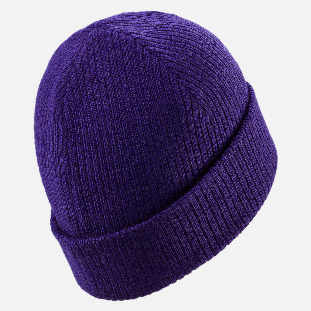 ADULT SKI HAT - FISHERMAN - PURPLE