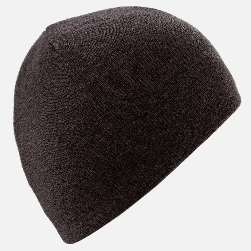 BONNET DE SKI ENFANT - REVERSE - NOIR CAMEL