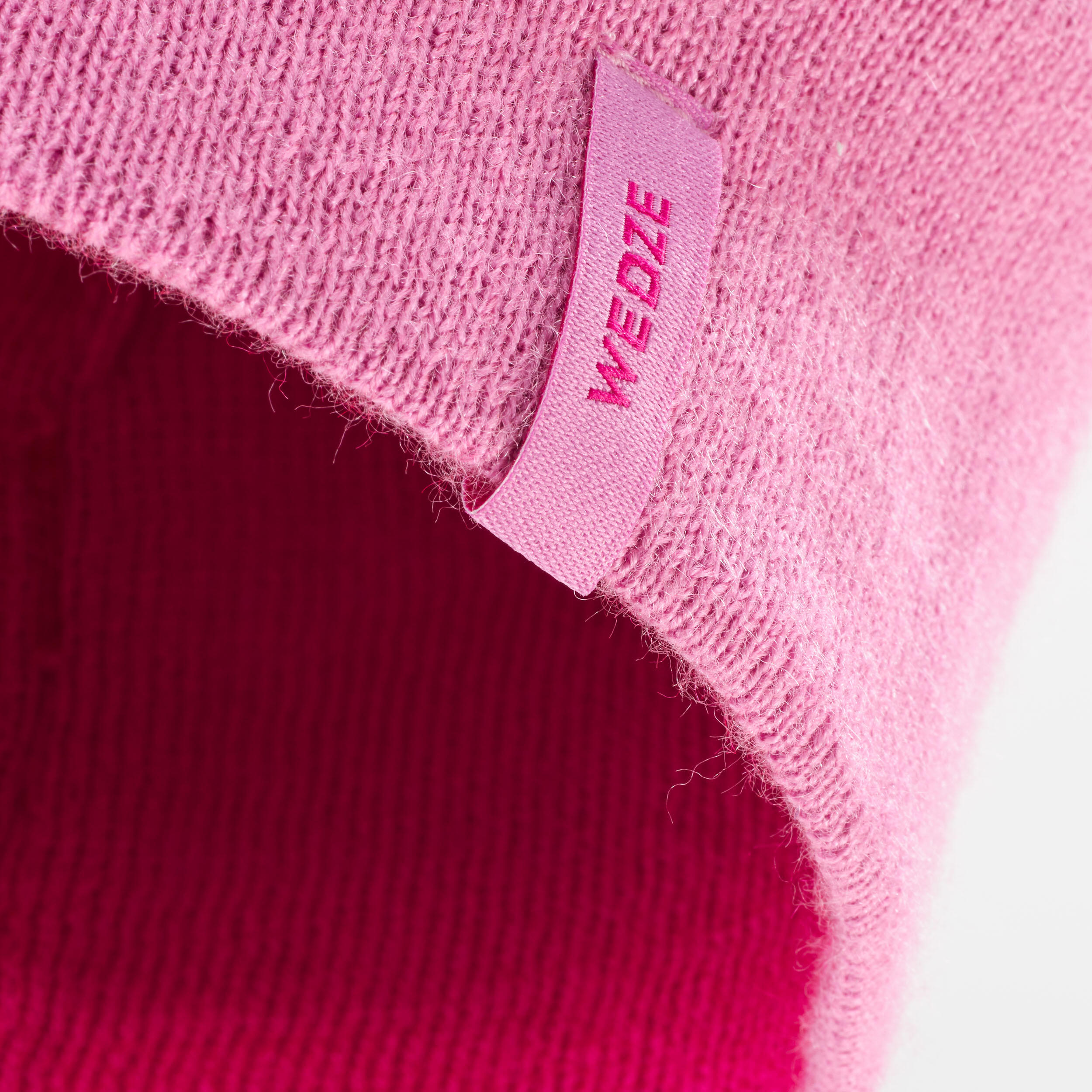 KIDS’ SKI HAT - REVERSE - PINK 8/11