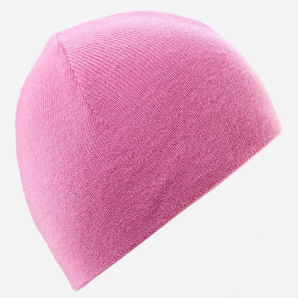 GORRO DE SKI NIÑOS REVERSIBLE ROSADO