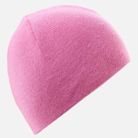 BONNET DE SKI ENFANT - REVERSE - ROSE