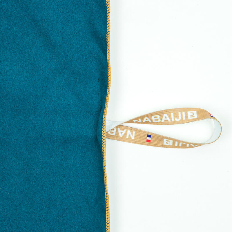 Microvezel handdoek donkergroen Made in France maat L 80 x 130 cm
