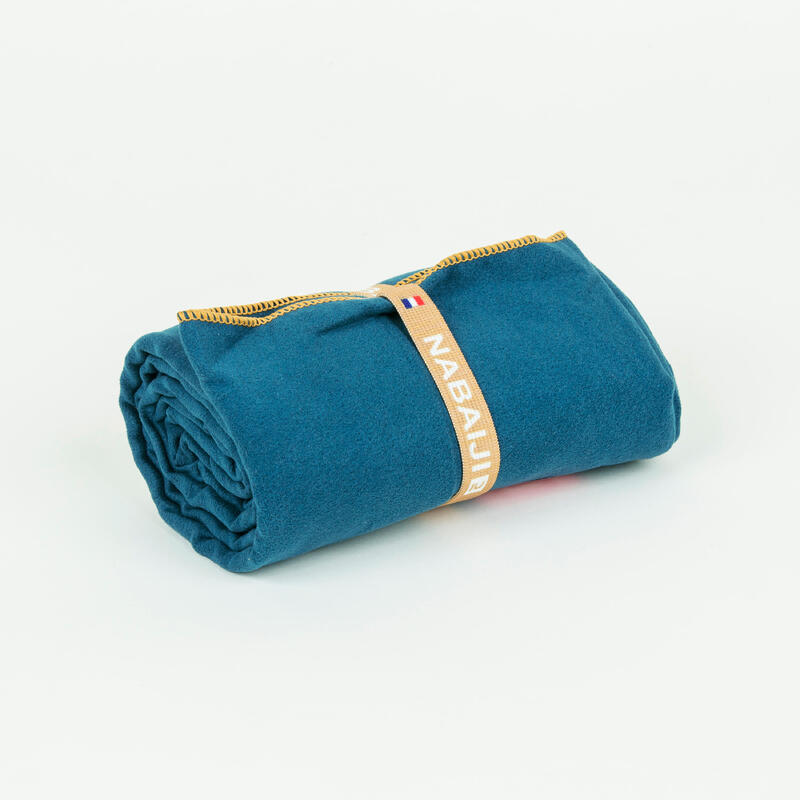 Laster koppeling dealer Microvezel handdoek donkergroen Made in France maat L 80 x 130 cm | NABAIJI  | Decathlon.nl