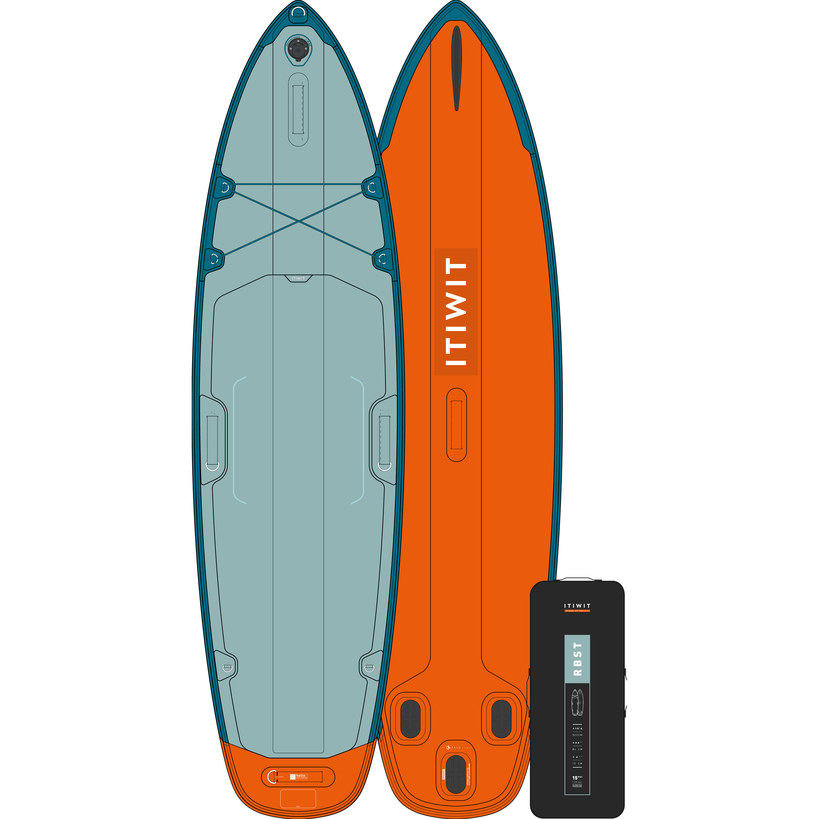 Prancha Insuflável e Robusta de Stand Up Paddle para Empresas Aluguer e Clubes 20/53