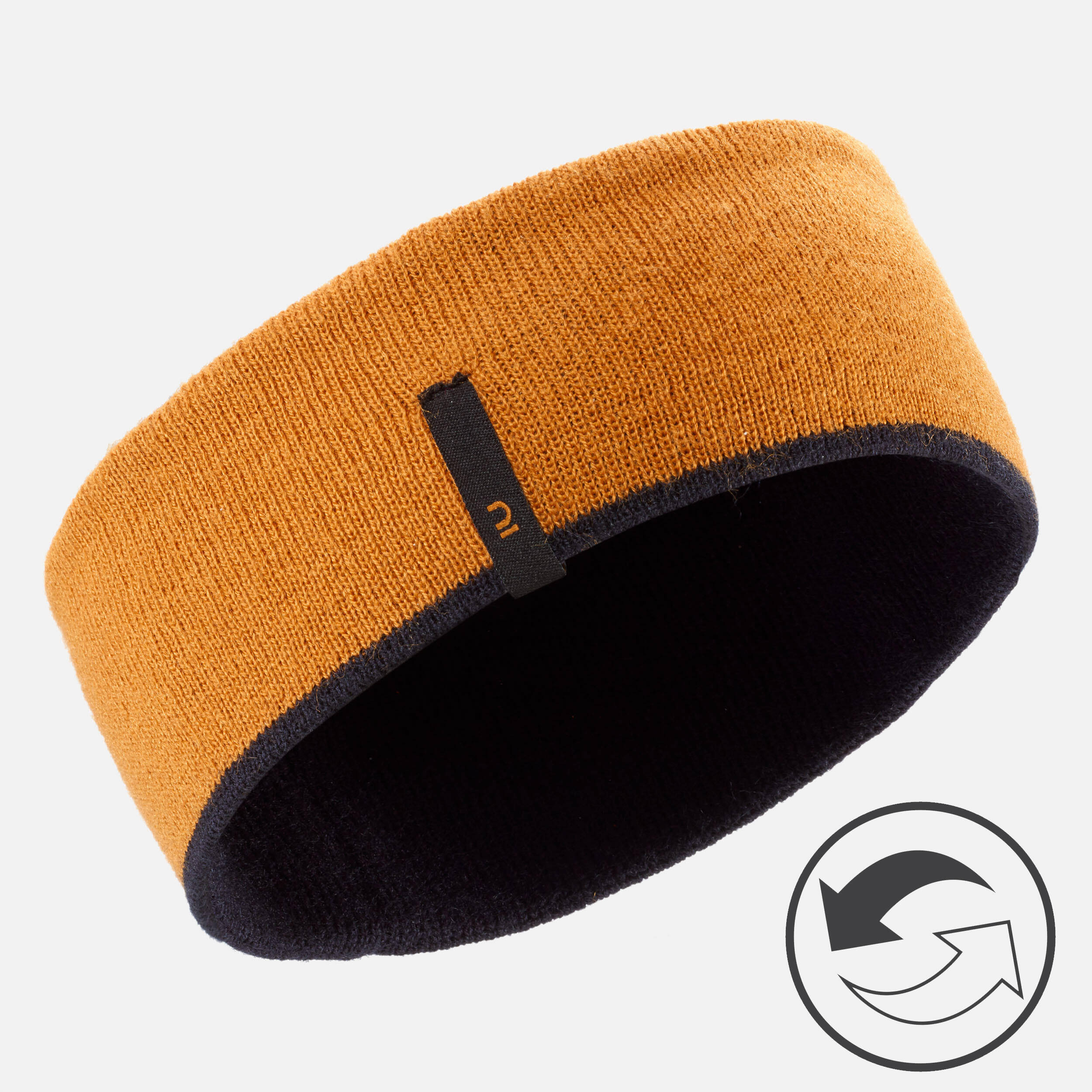 Kids’ Ski Headband Reverse - Black Camel -  3
