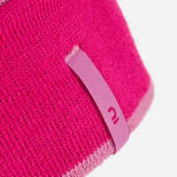 KIDS SKI HEADBAND REVERSE PINK PINK