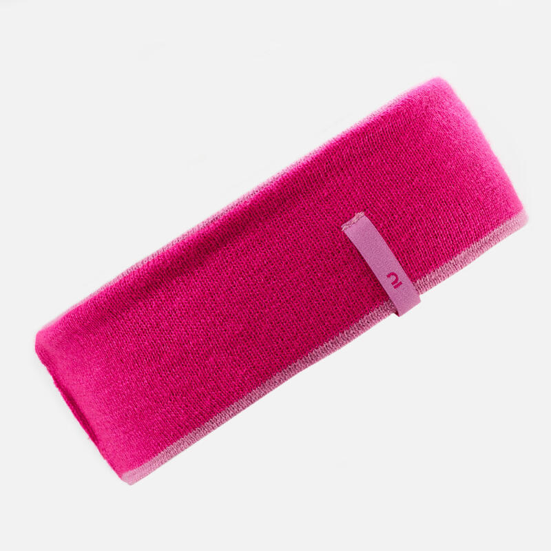 SKIHOOFDBAND KINDEREN REVERSE ROZE/ROZE