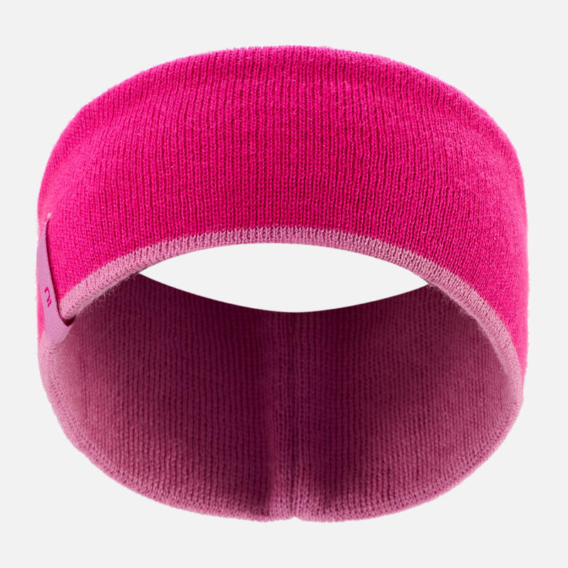 SKIHOOFDBAND KINDEREN REVERSE ROZE/ROZE