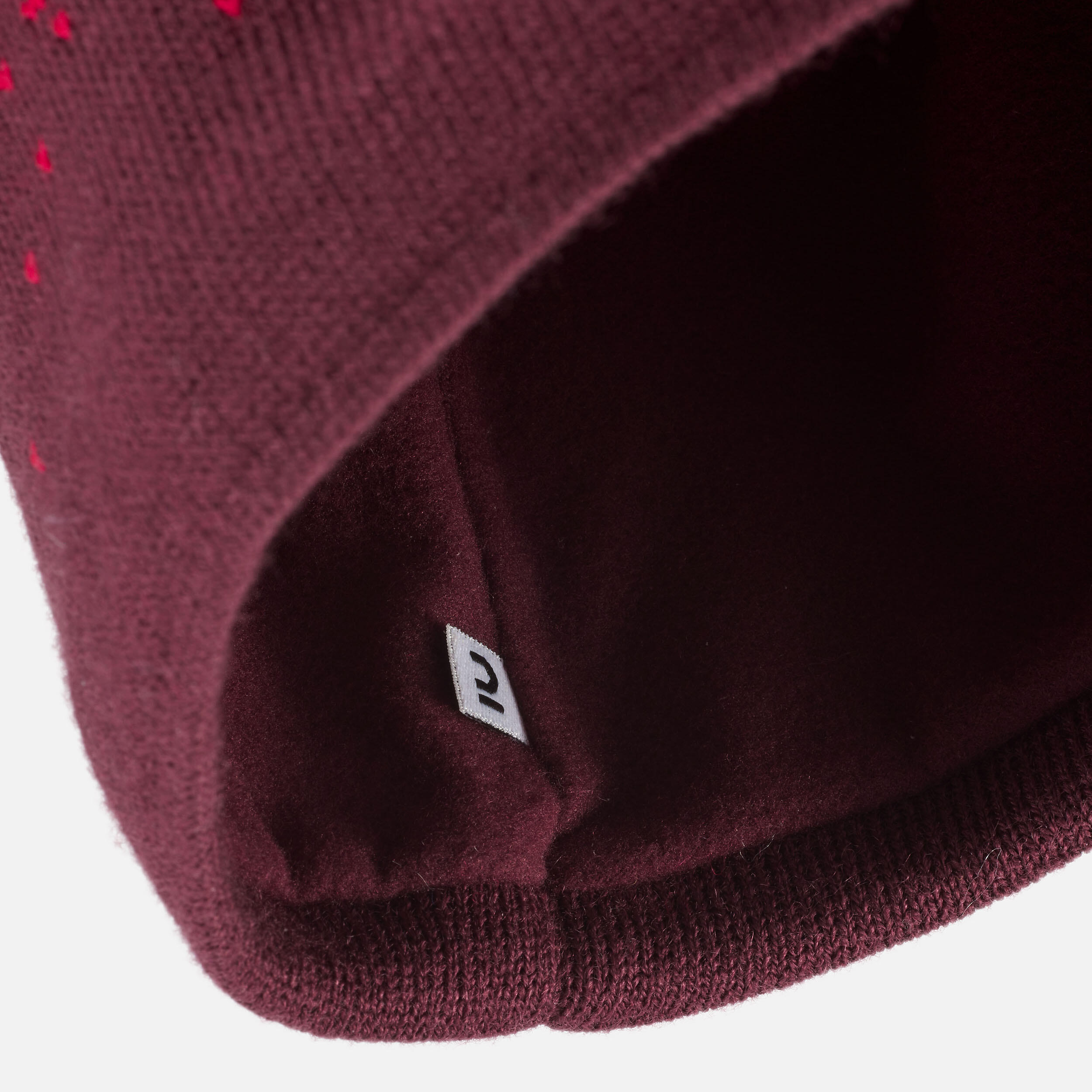 ADULT SKI HAT - MIXUP - BURGUNDY RED 7/7