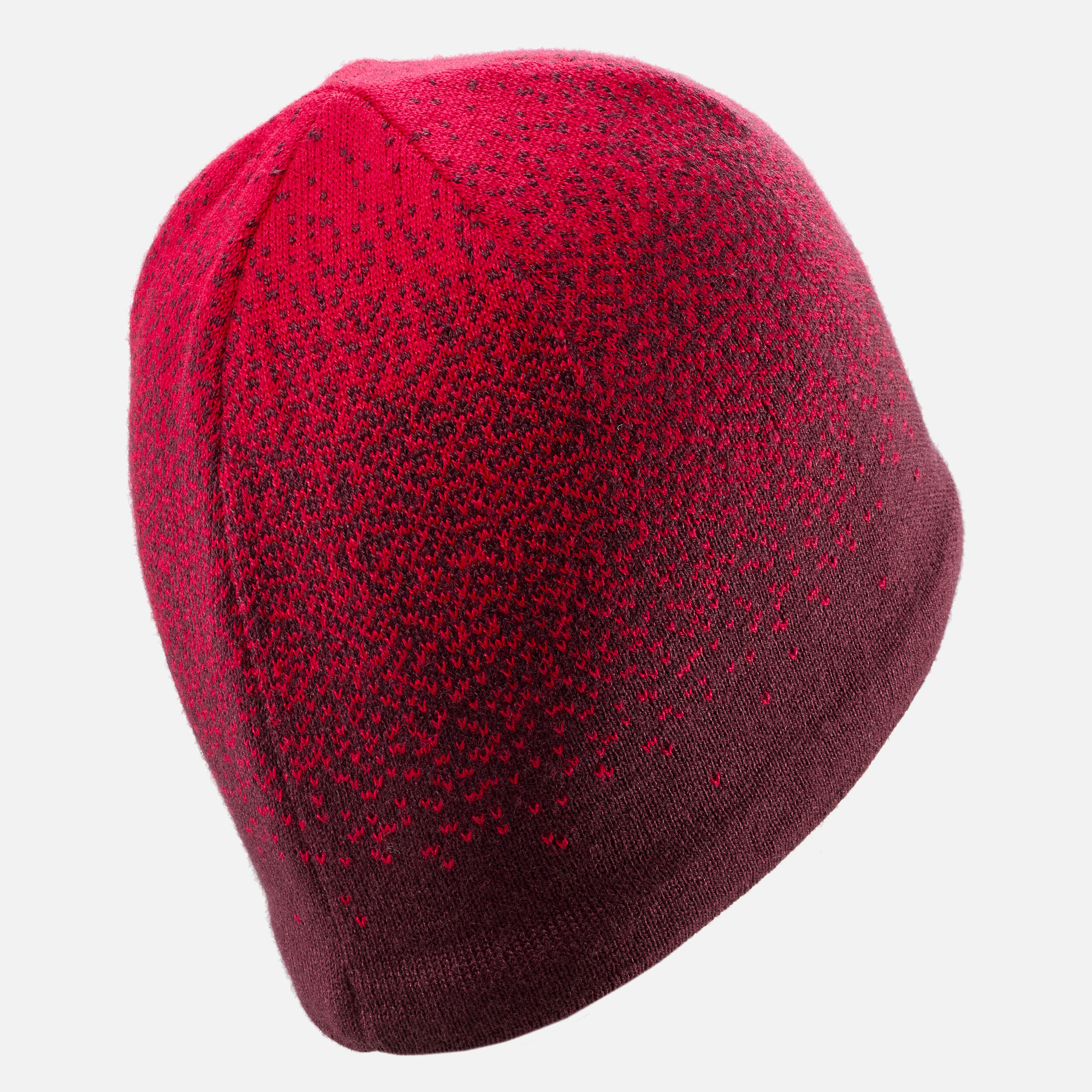 ADULT SKI HAT - MIXUP - BURGUNDY RED 6/7