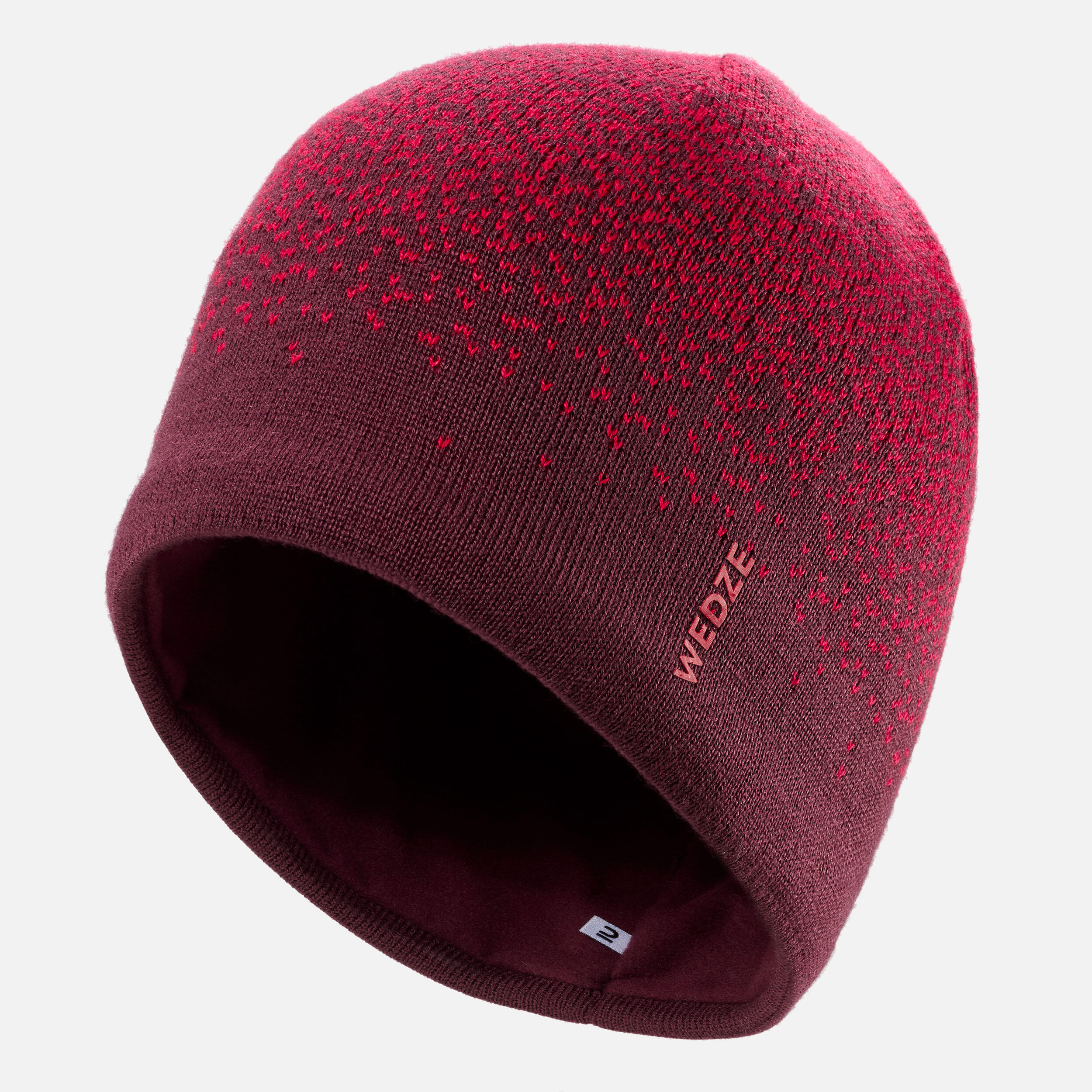 ADULT SKI HAT - MIXUP - BURGUNDY RED 2/7