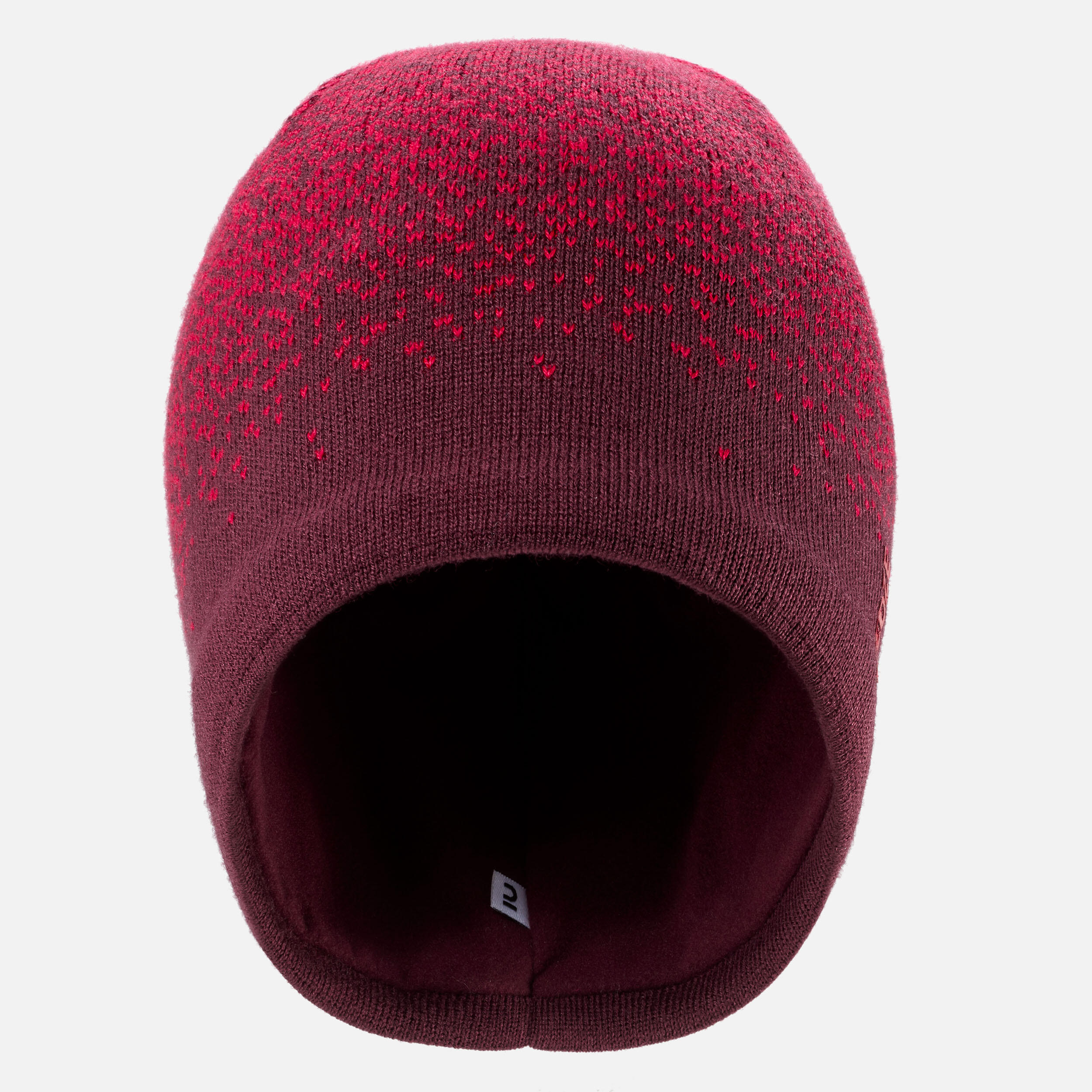 ADULT SKI HAT - MIXUP - BURGUNDY RED 5/7