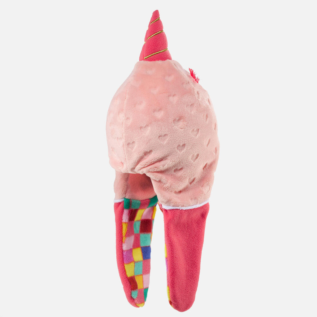 Roze peruanska kapa za skijanje