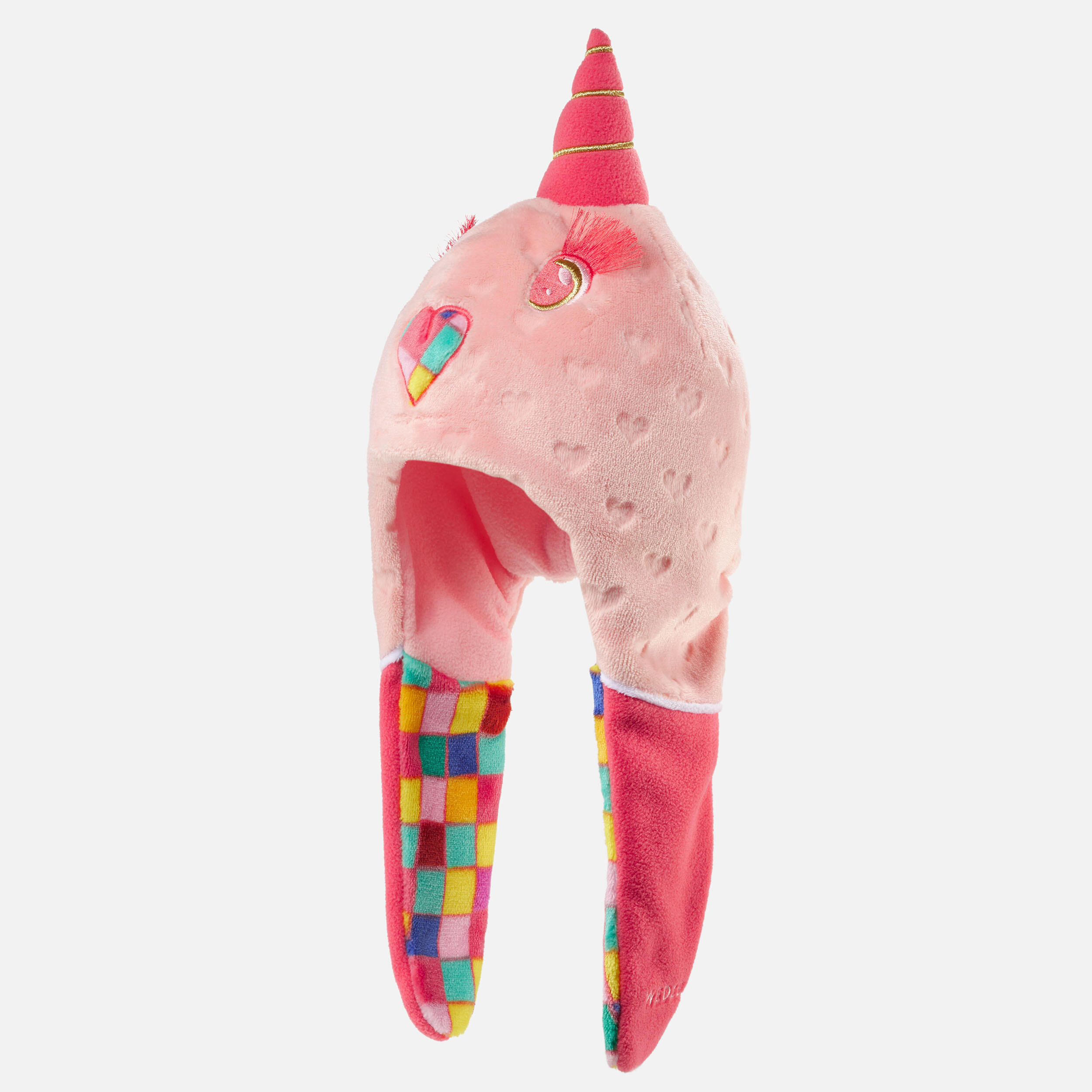 KIDS’ PERUVIAN UNICORN HAT - PINK 3/7