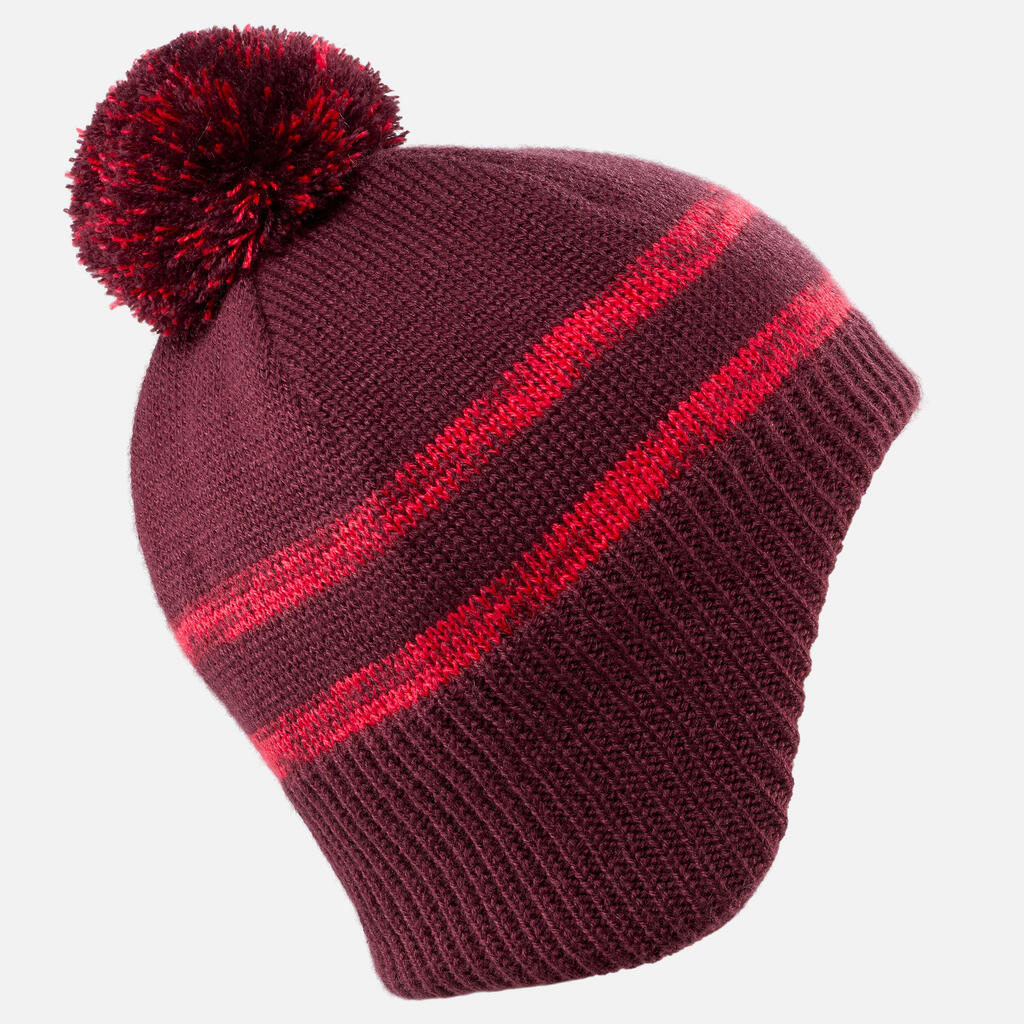 KIDS’ WARM HAT - FLAP LILAC