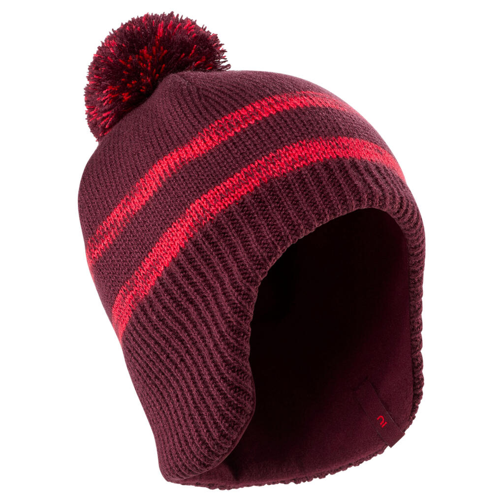 KIDS’ WARM HAT - FLAP LILAC