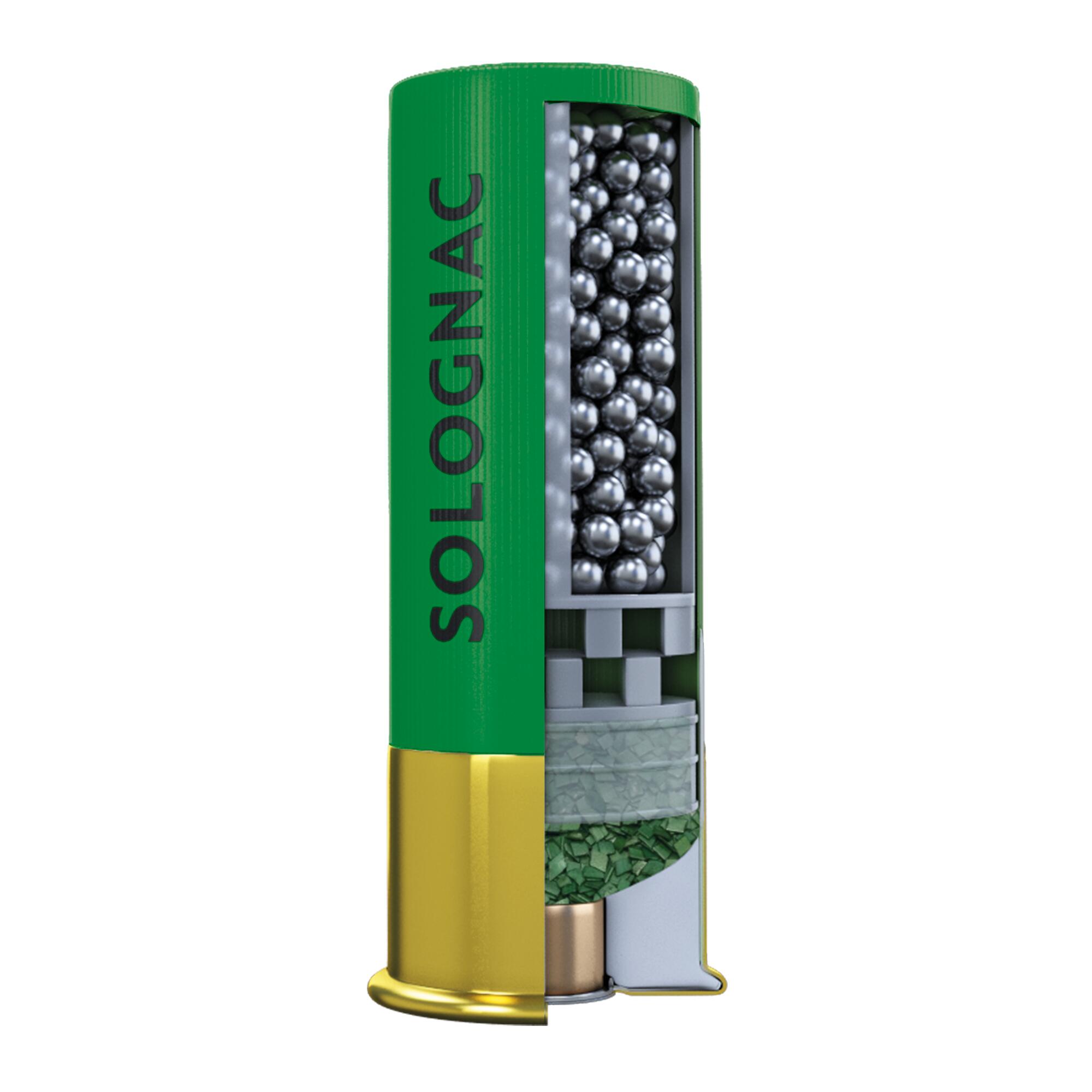 Cartucho Caza Solognac L100 28 g Alta Velocidad Calibre 12/70 Pb Acero N.° 5 x25 2/4