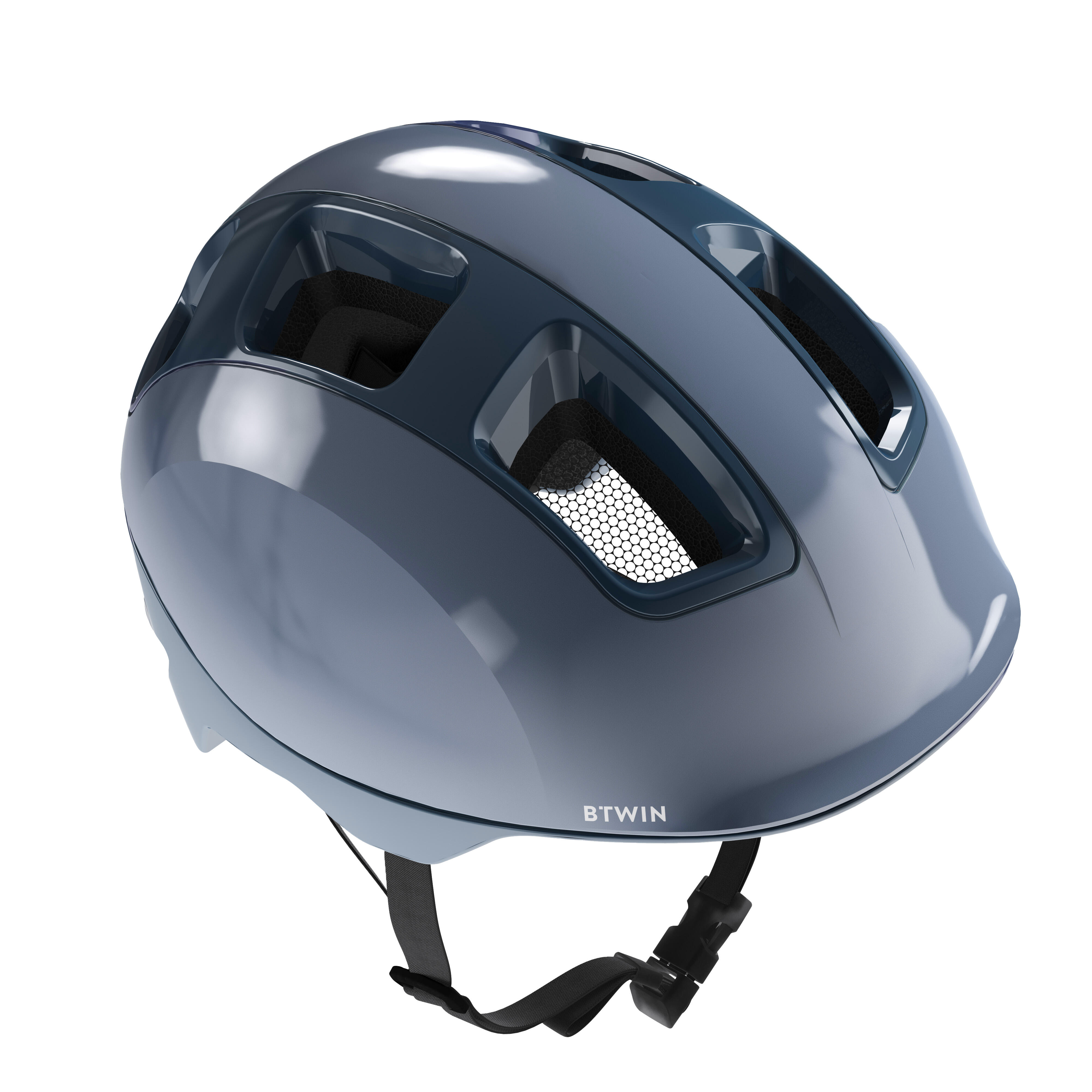 Casque velo visiere online decathlon