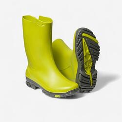 Botas de Agua Niños Katiuskas Solognac Inverness 100 Verde Impermeable