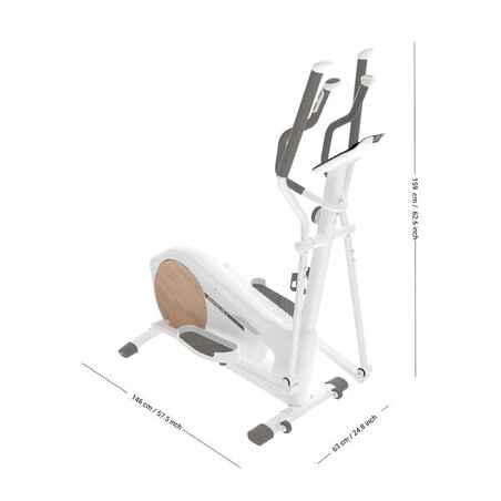 Self-Powered and Connected, E-Connected & Kinomap Compatible Cross Trainer EL540