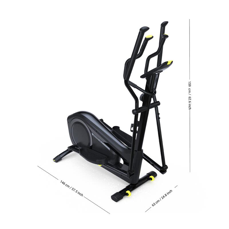 Self-Powered and Connected, E-Connected & Kinomap Compatible Cross Trainer EL540