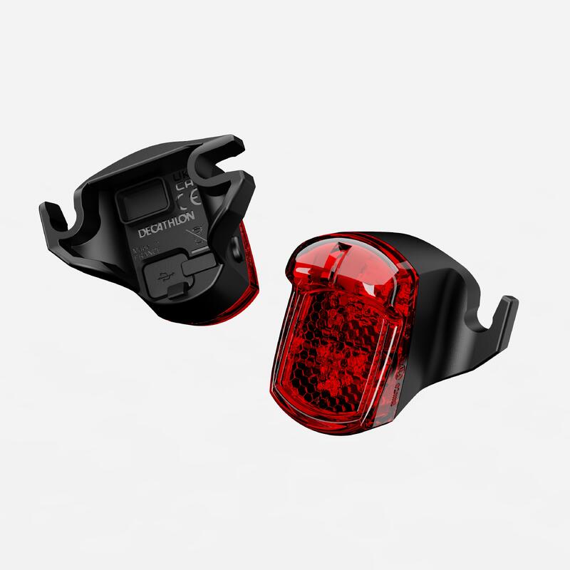 Fahrradbeleuchtung Rücklicht RL510S LED USB für Sattelschienen 