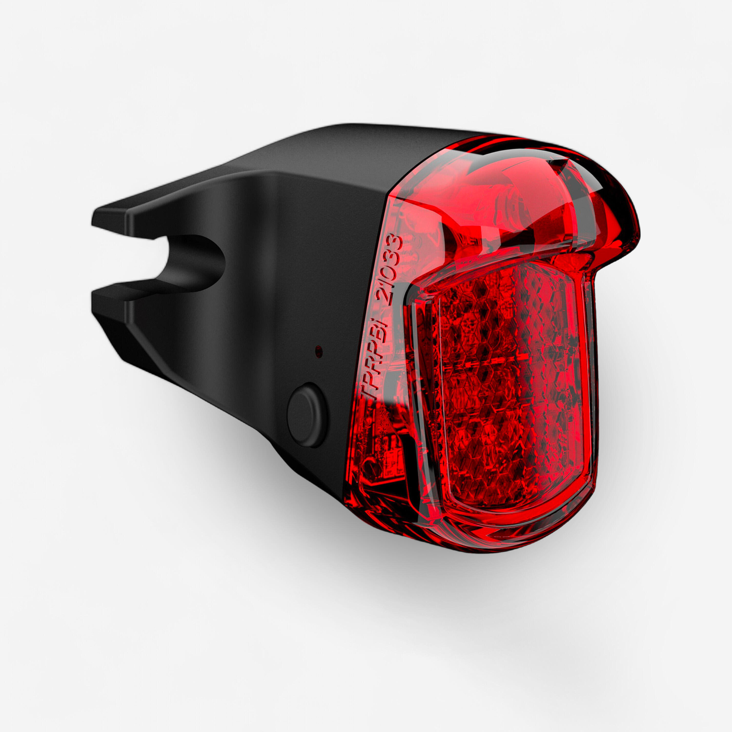 Lampka rowerowa tylna Elops RL510 na pręty siodła na USB