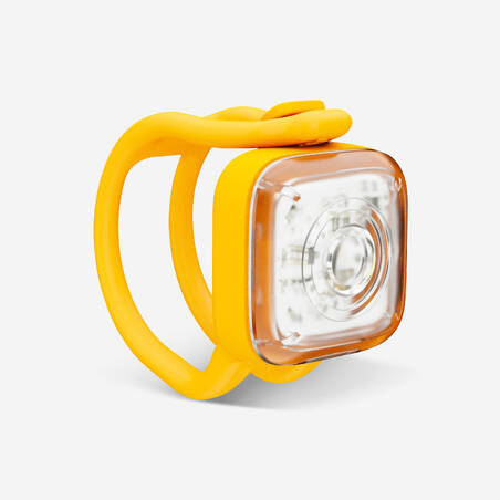 Battery-Powered Front/Rear Bike Light - Yellow