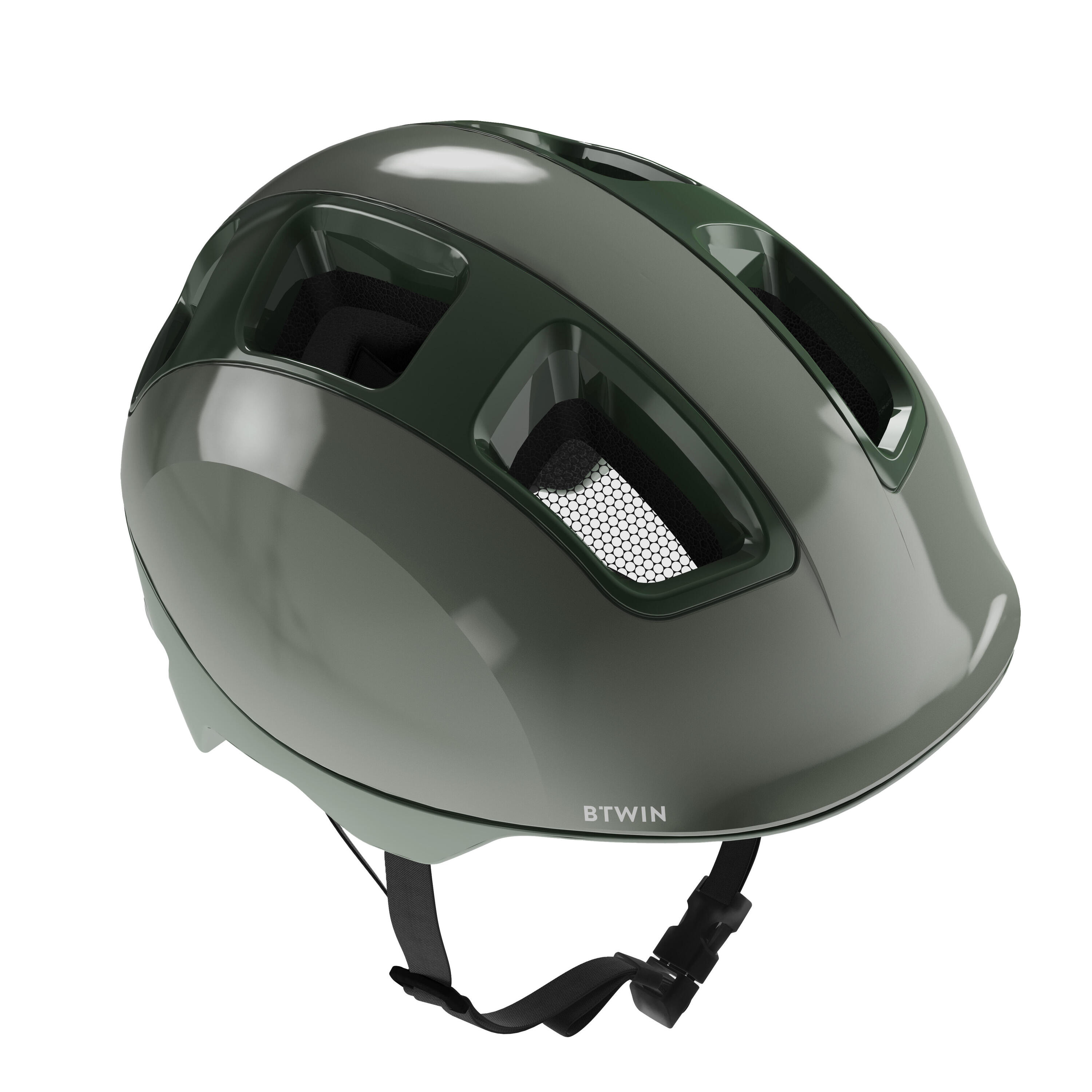 BTWIN City Cycling Helmet 540 - Khaki