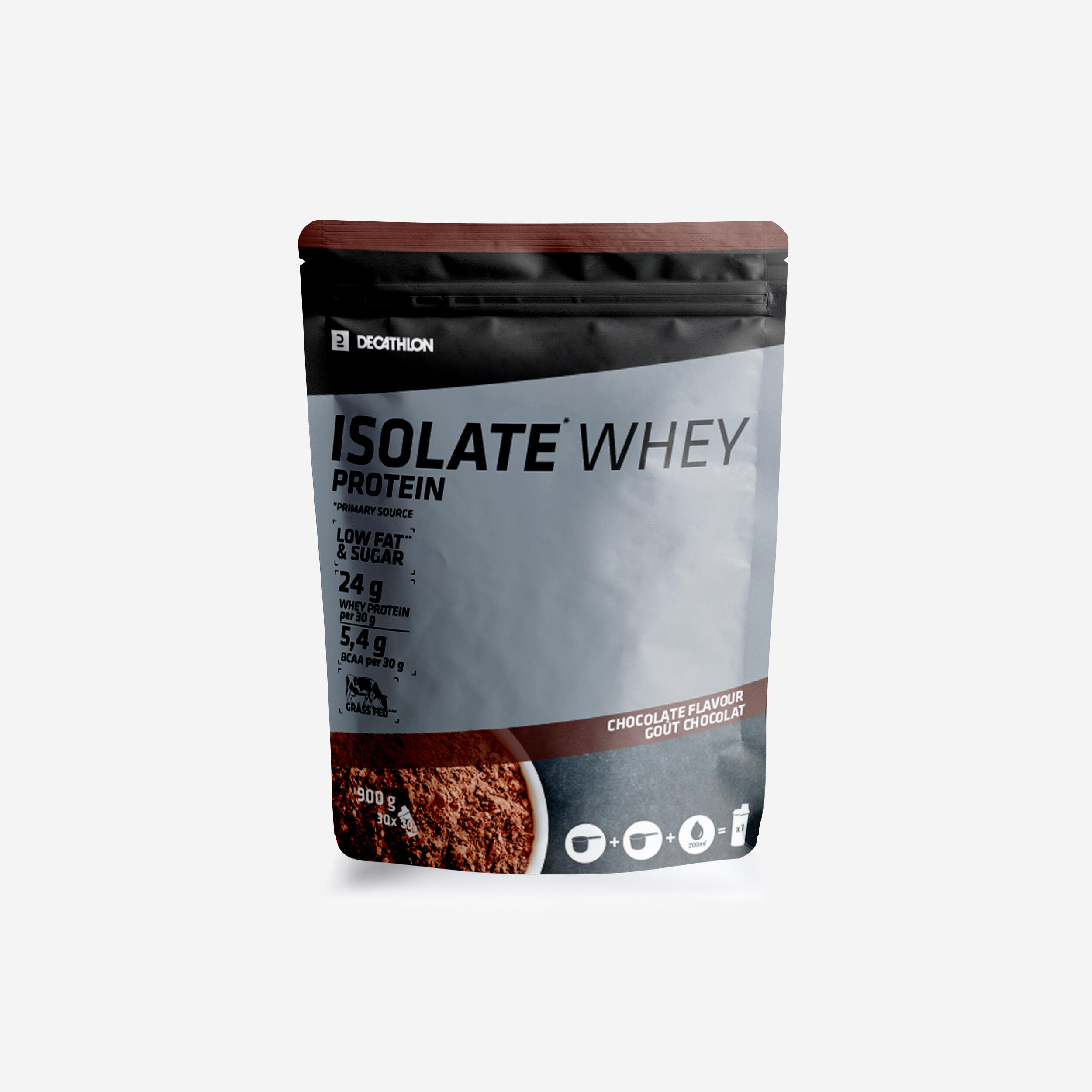 DOMYOS Izolátový proteín Whey čokoládový 900 g