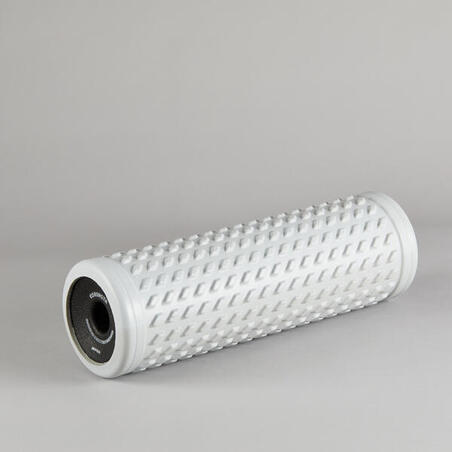 Rouleau de massage, tendre - foam roller gris clair