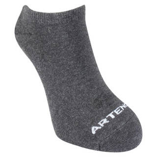 Tennis Socks RS160 Low Ankle x1 Grey