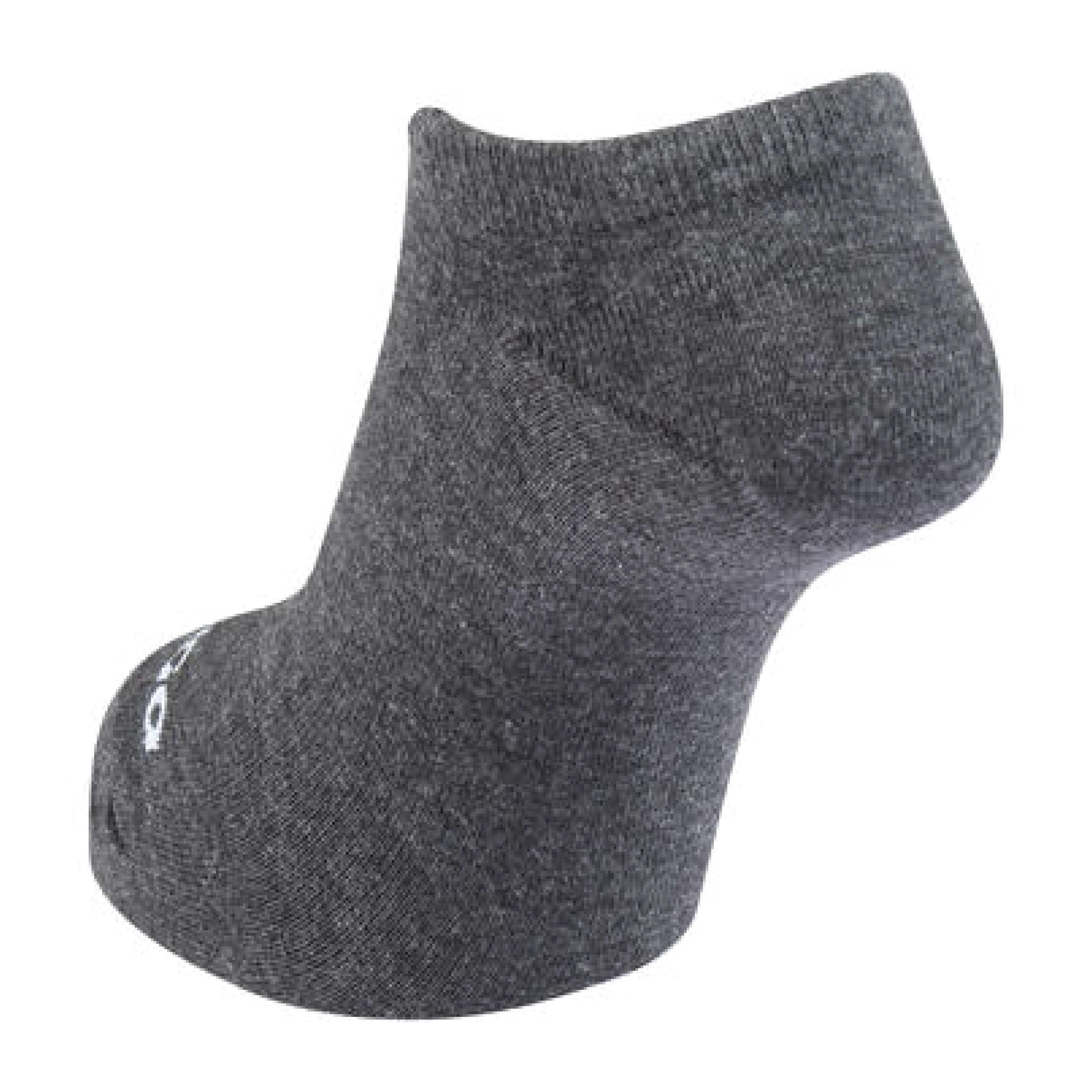 Tennis Socks RS160 Low Ankle x1 Grey