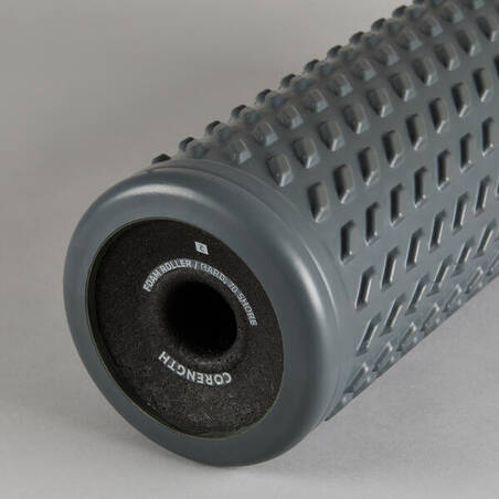 Hard Massaging Foam Roller - Dark Grey