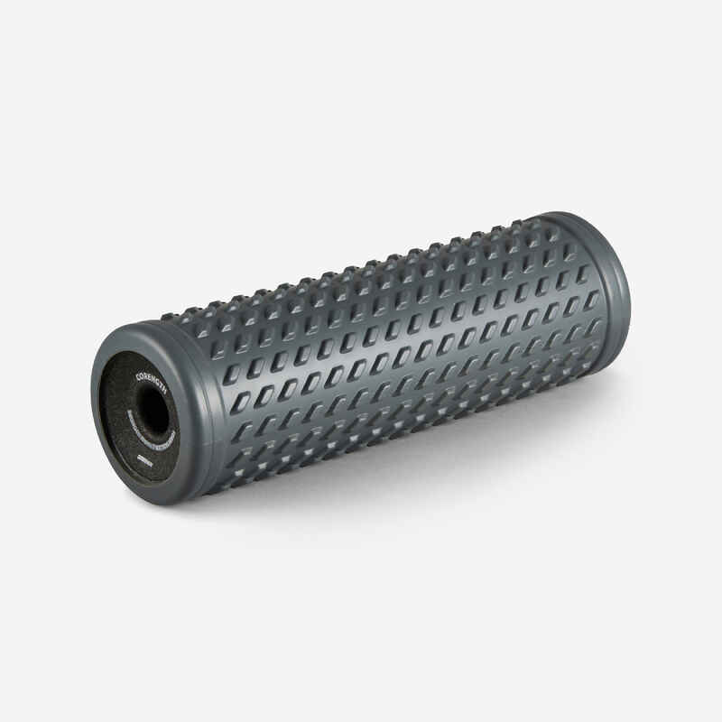 Rodillo Masaje Foam Roller Gris Oscuro Duro