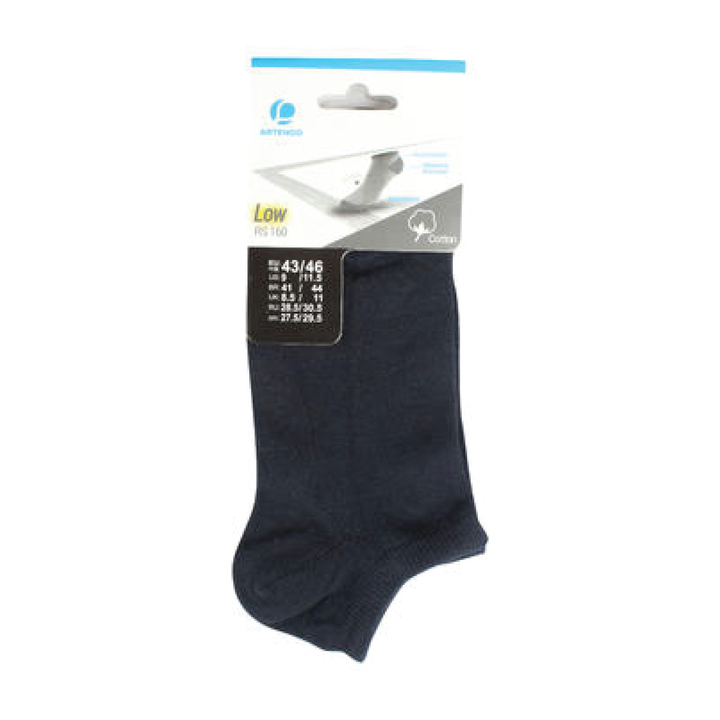 Tennis Socks RS160 Low Ankle x1 Blue