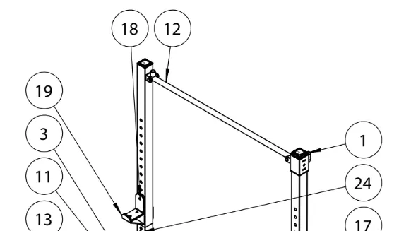Vista explodida RACK 900