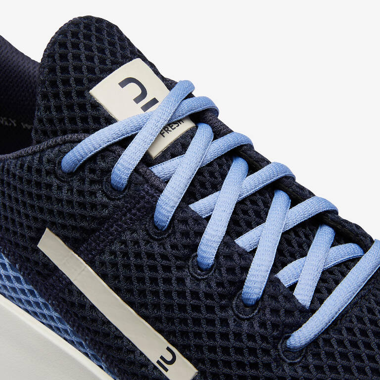 Sepatu Jalan Pria Kalenji Be Fresh Trainers - Biru Navy