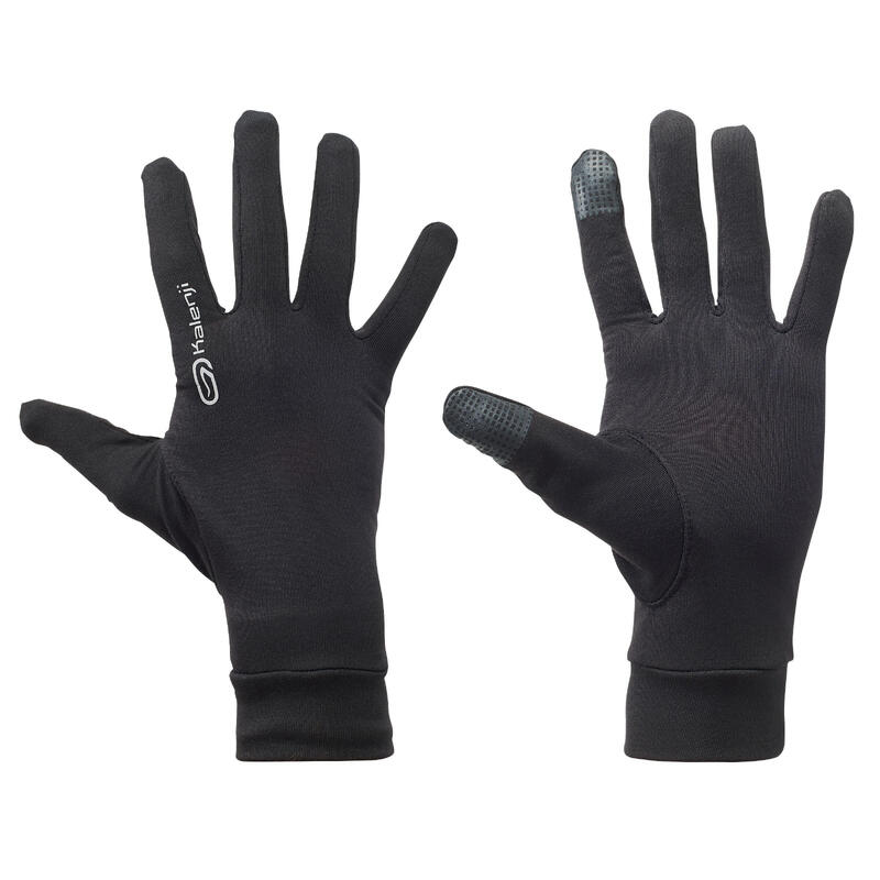 Běžecké dotykové rukavice černé