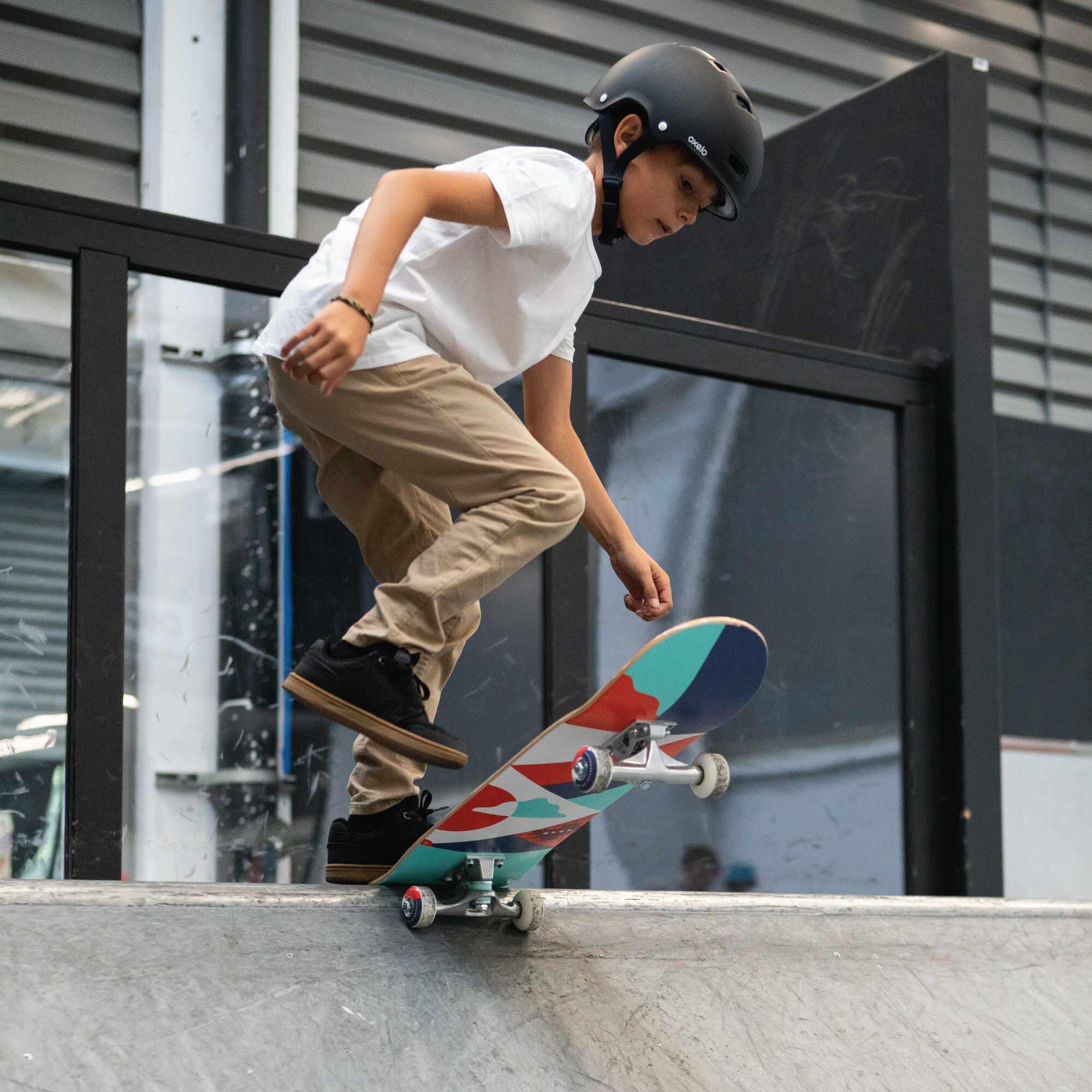 Dětský skateboard CP100 Mid Geometric velikost 7,6" 8–12 let 13/13