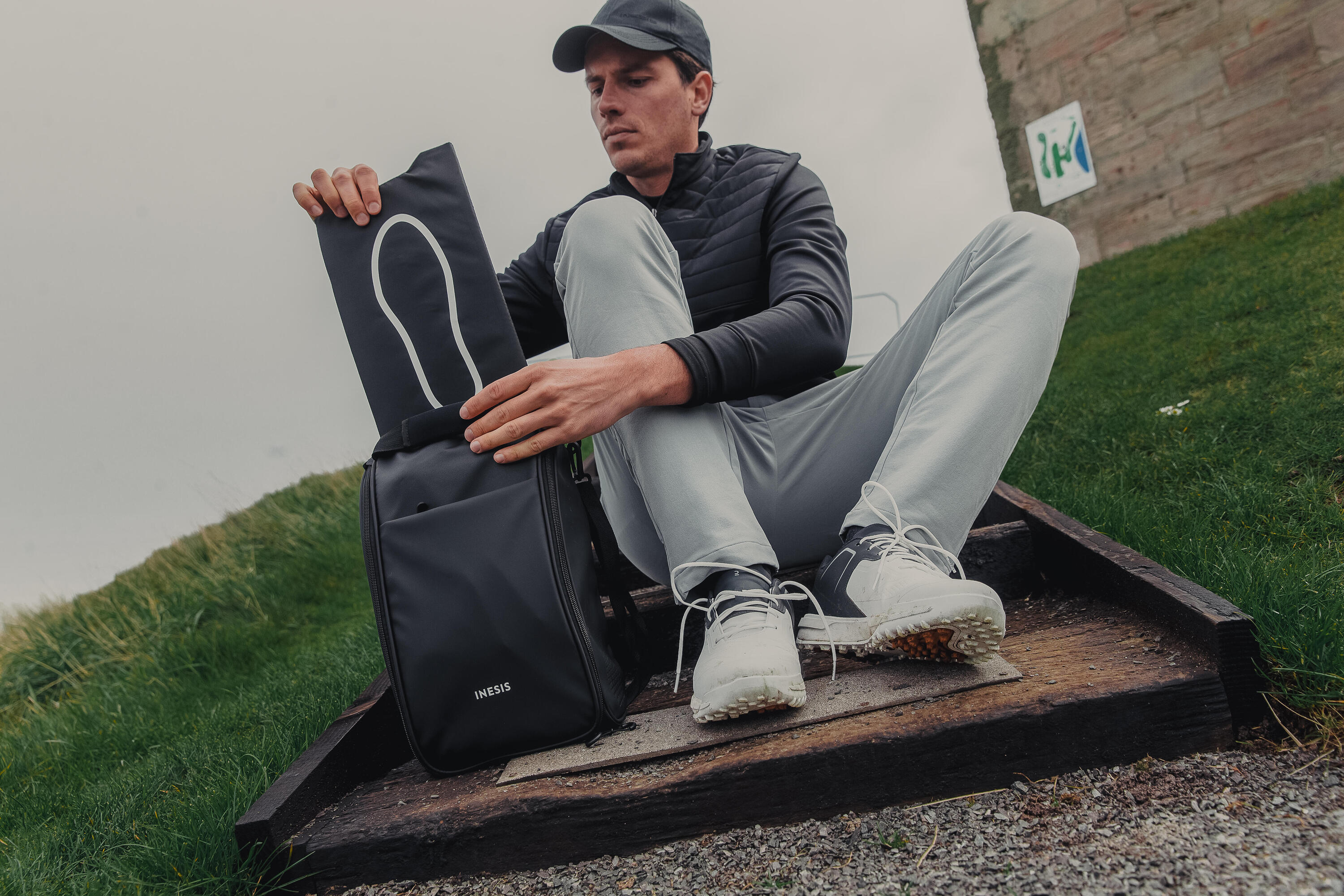 SAC A CHAUSSURES DE GOLF NOIR 10/12