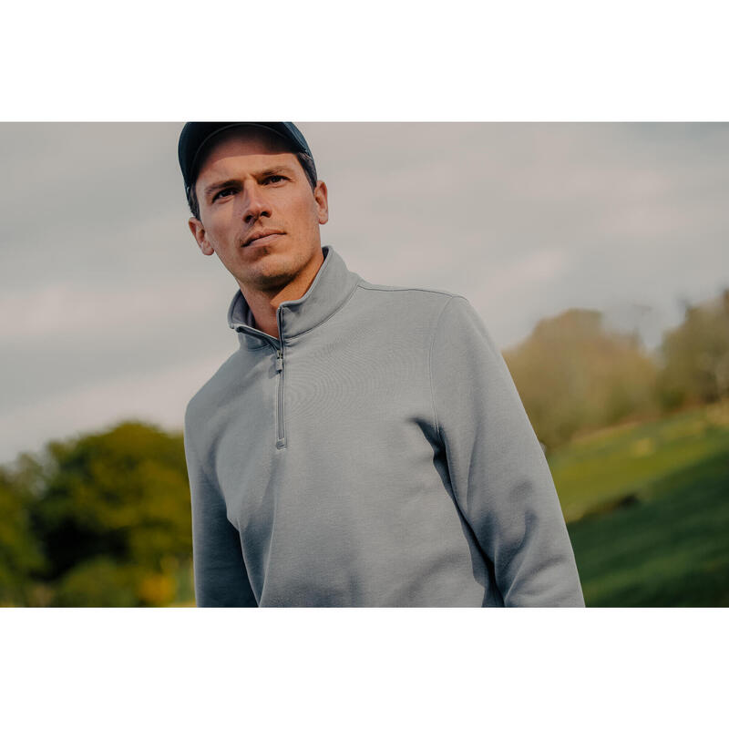 Sweat golf Homme - MW500 gris