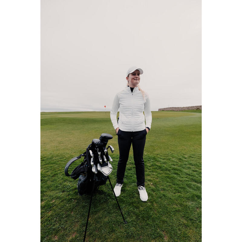 Geacă golf iarnă CW500 Alb Damă