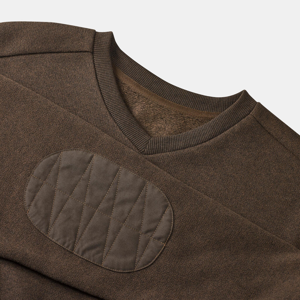 Moški pohodniški pulover z V-izrezom NH150 