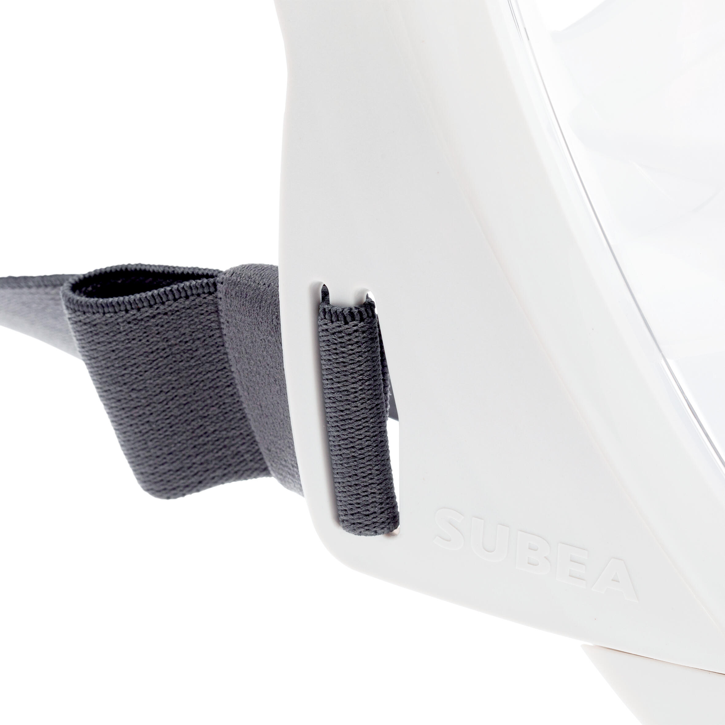 Snorkel Mask EasyBreath 500 Grey Foggy blue, Lunar grey, Subea