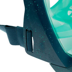 Adult's Easybreath surface mask with an acoustic valve - 540 speckled green