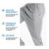 MEN'S CRICKET STRAIGHT FIT TROUSER CTS 500 GREY